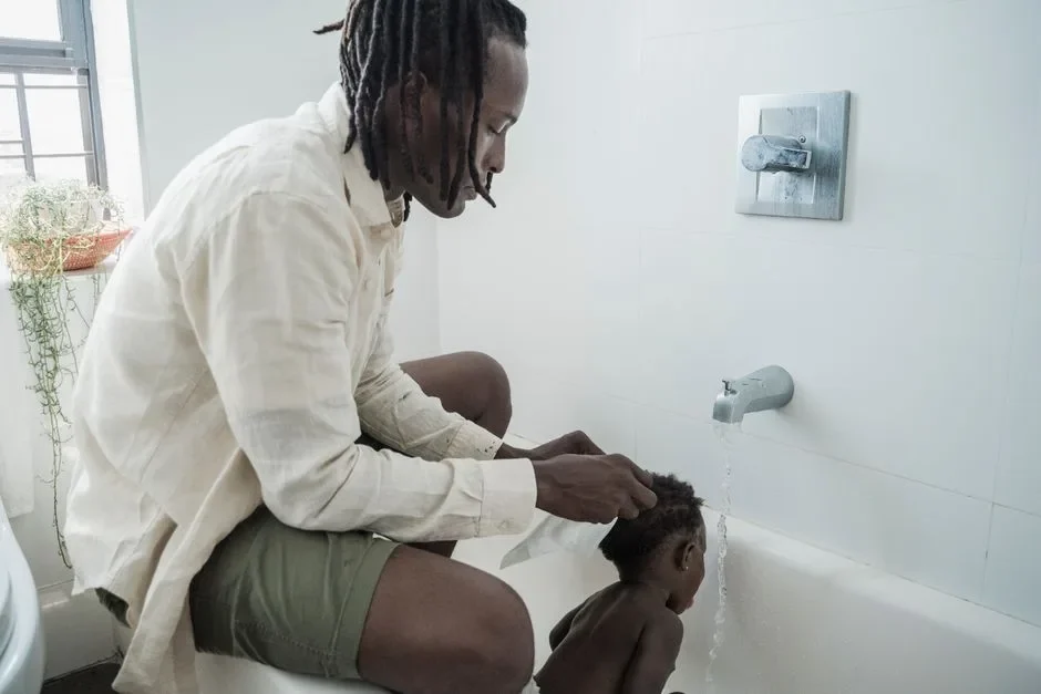 Gentle scalp washing after a hair transplant
