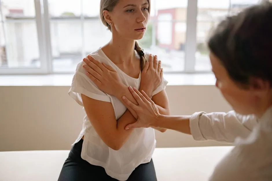 Gentle arm and shoulder exercises after a mastectomy